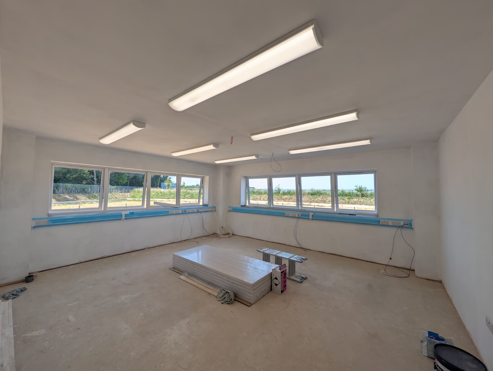 Commercial LED lighting installation